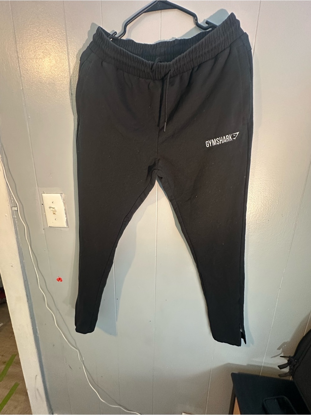 Gymshark Black Men’s Joggers with Logo
